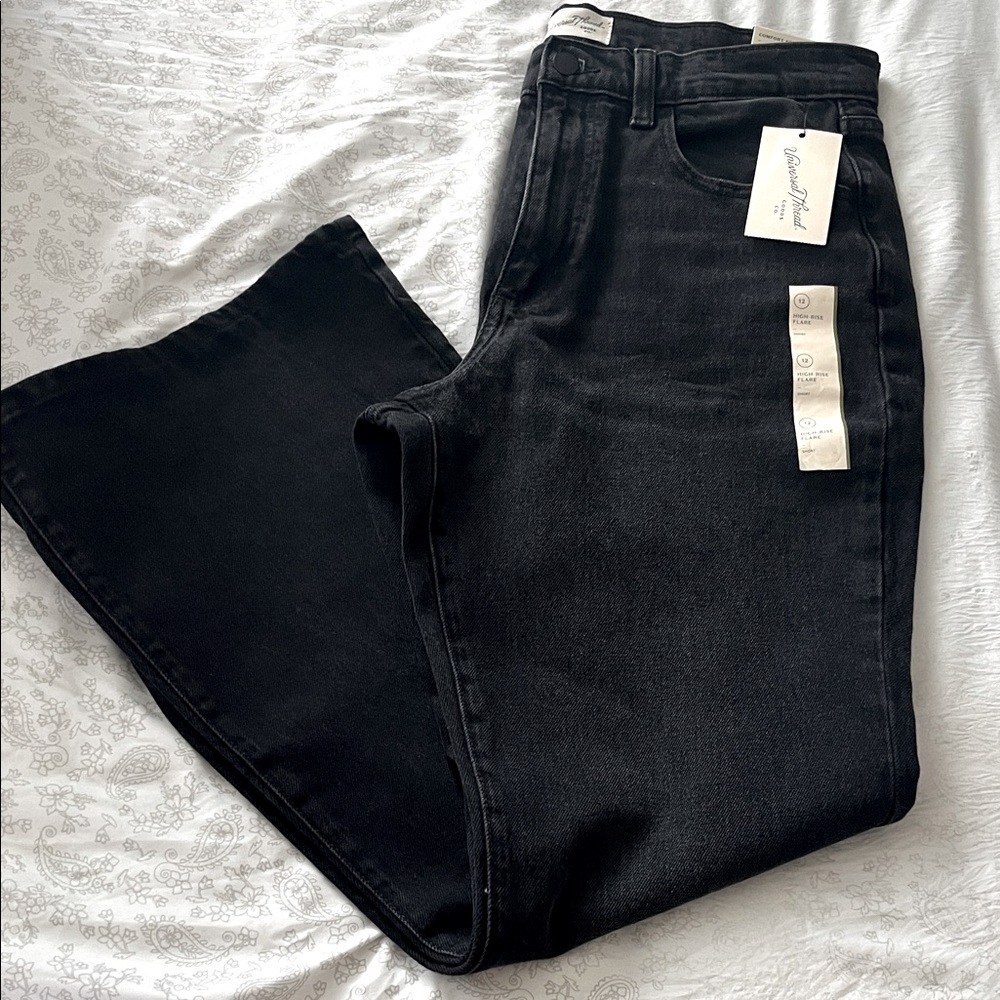 Universal Thread Women's Black Flare Jeans